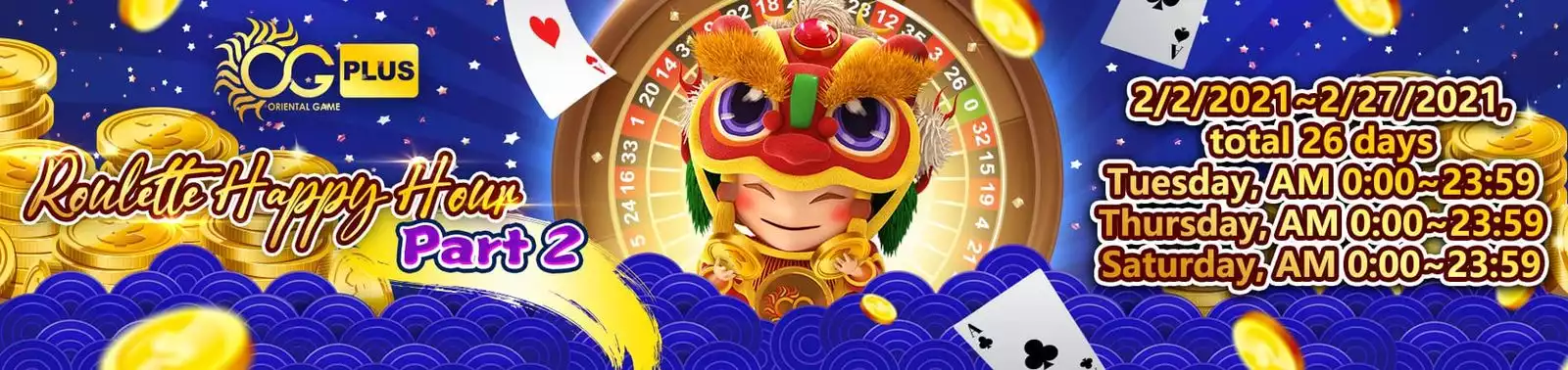 ROULETTE HAPPY HOUR
