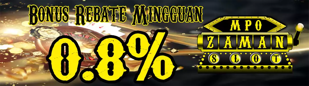BONUS REBATE MINGGUAN 0.8%