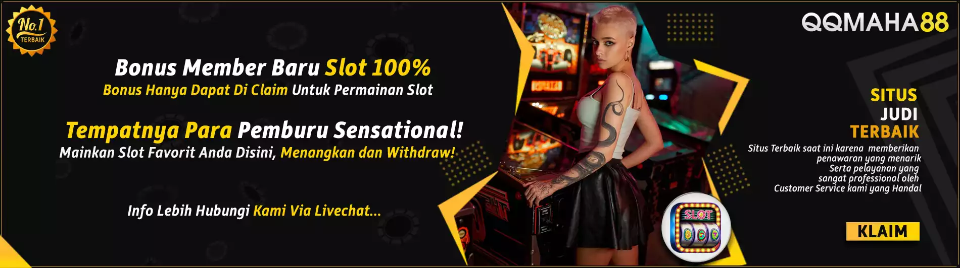 BONUS NEW MEMBER SLOT 100%