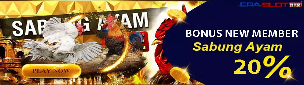 BONUS NEW MEMBER SABUNG AYAM 20%