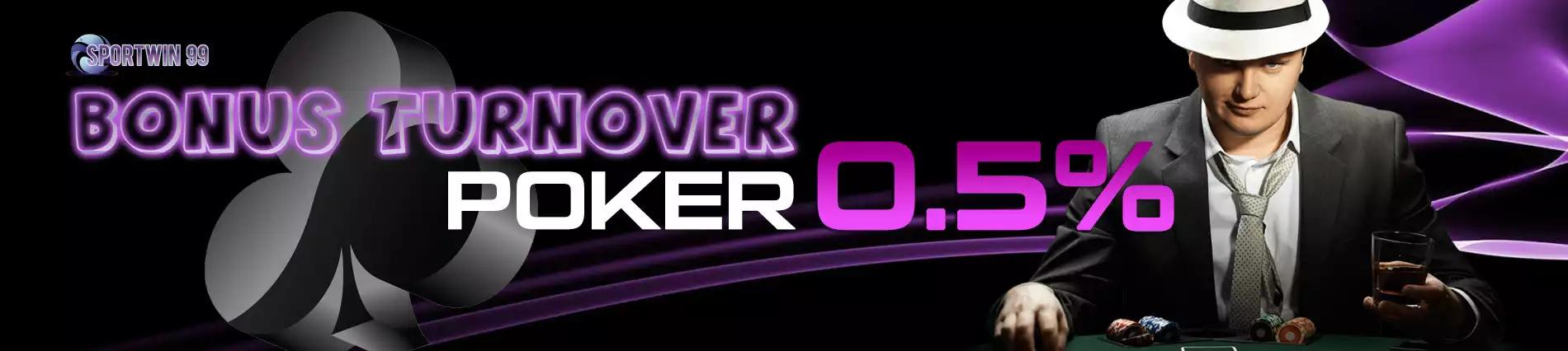 BONUS TURNOVER POKER 0.5%