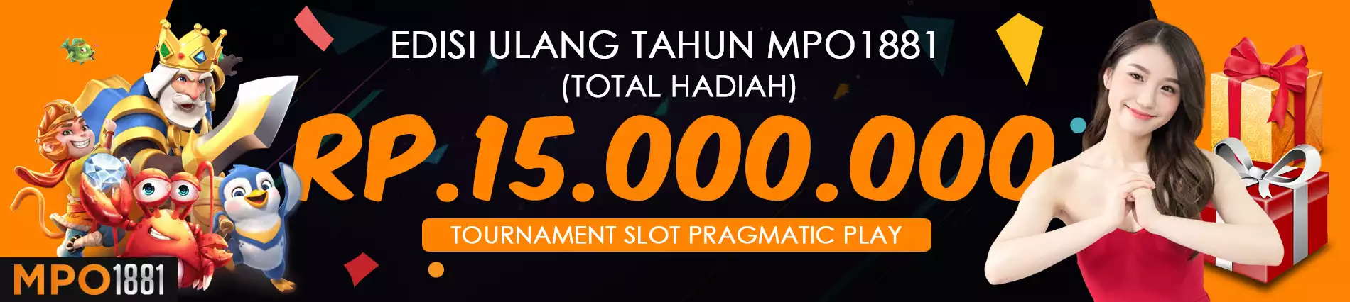 TURNAMENT SLOT PRAGMATIC PLAY EDISI ULANG TAHUN MPO1881 OKTOBER