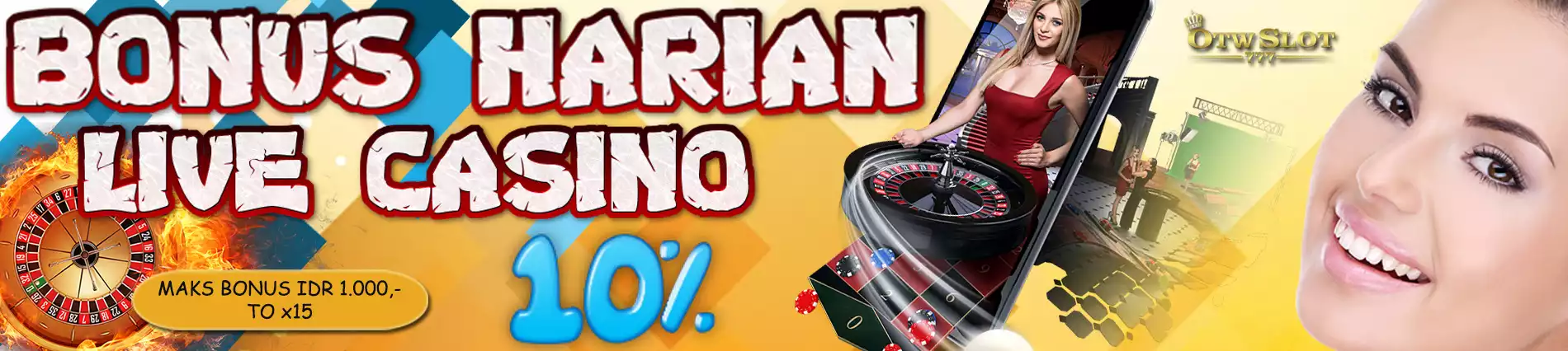 Bonus Harian Live Casino 10%