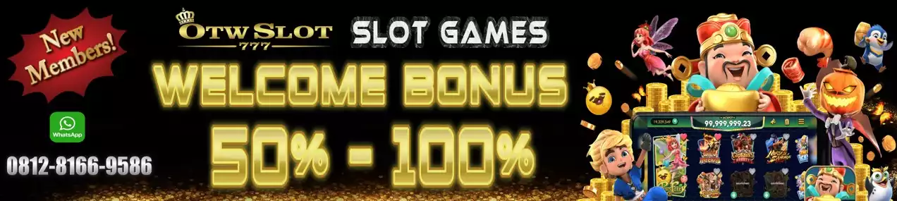 Welcome Bonus Slot 50% - 100%