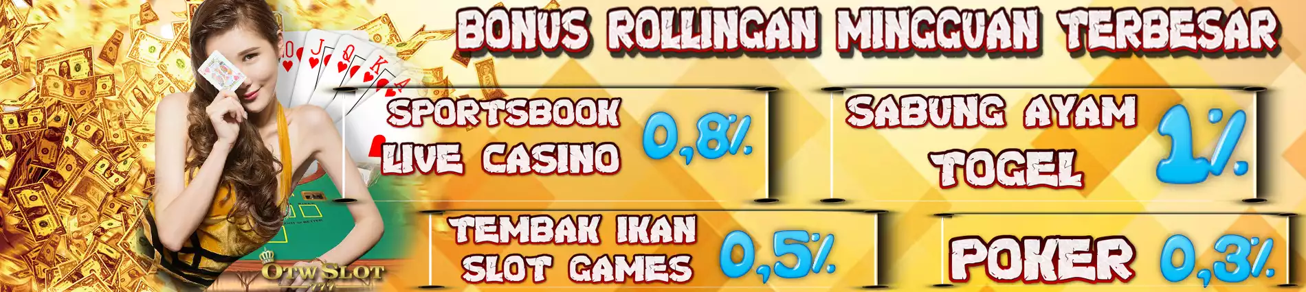 Rebate / Rollingan 1%
