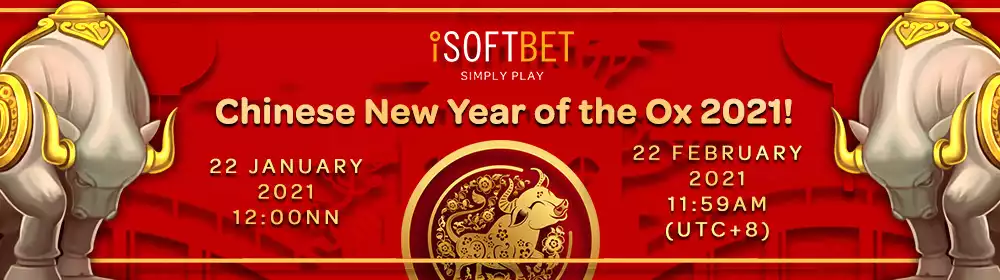 ISOFTBET 2021 Year of the Ox Good luck!