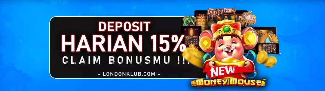 RELOAD BONUS SLOT 15%