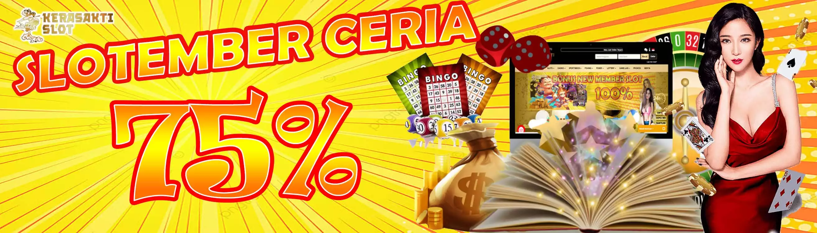 BONUS SLOTEMBER CERIA 75%