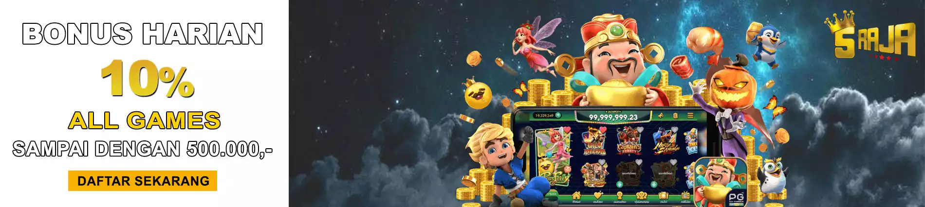 BONUS DEPOSIT HARIAN 10%