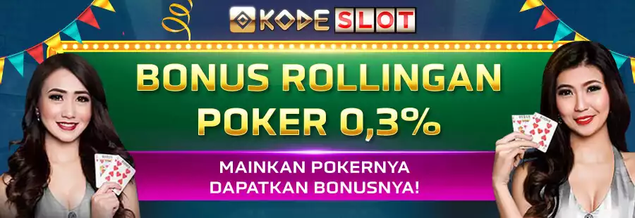 BONUS ROLLINGAN POKER 0,3%