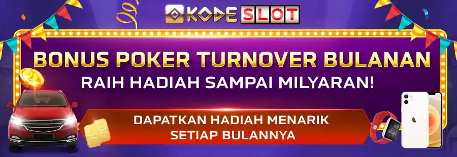 BONUS POKER TURNOVER BULANAN