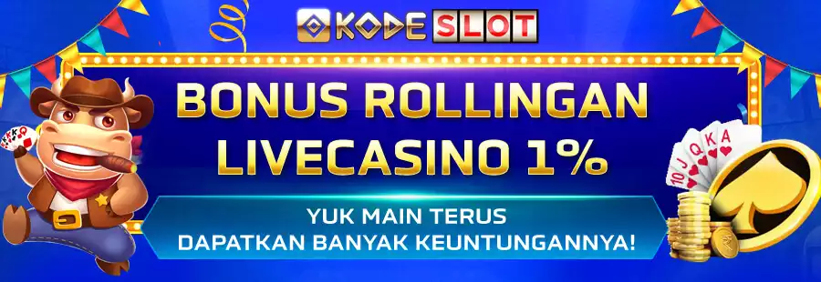 BONUS ROLLINGAN LIVECASINO 1%