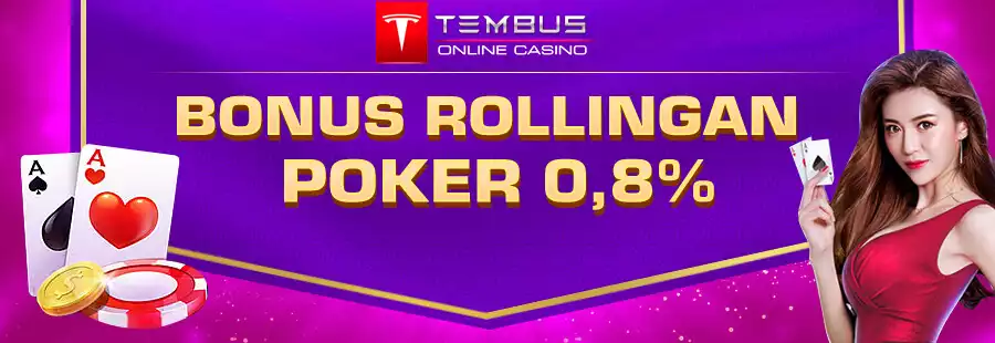 BONUS ROLLINGAN POKER 0,3%
