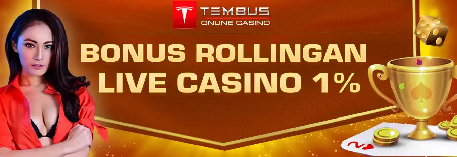 BONUS ROLLINGAN LIVECASINO 1%
