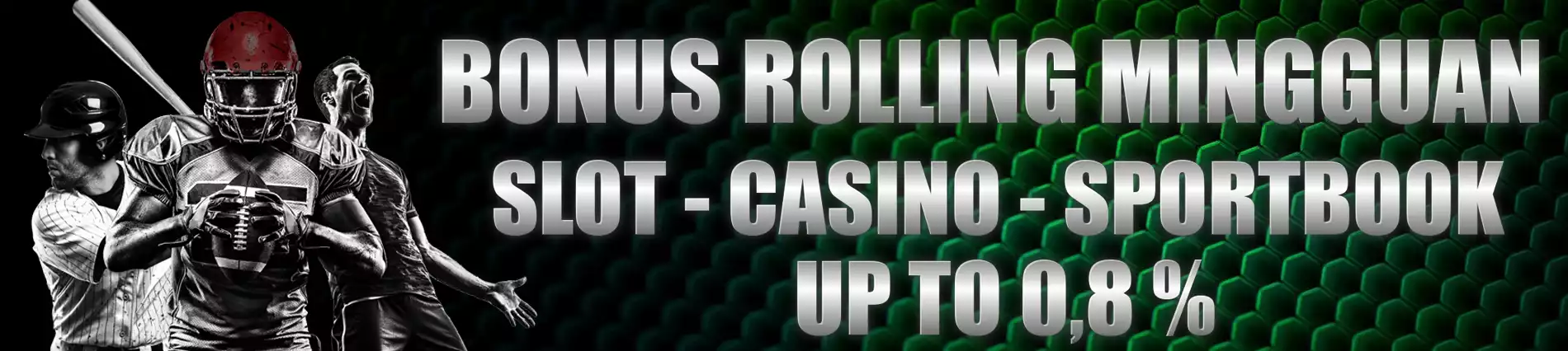BONUS KOMISI ROLLINGAN MINGGUAN 0.8 %