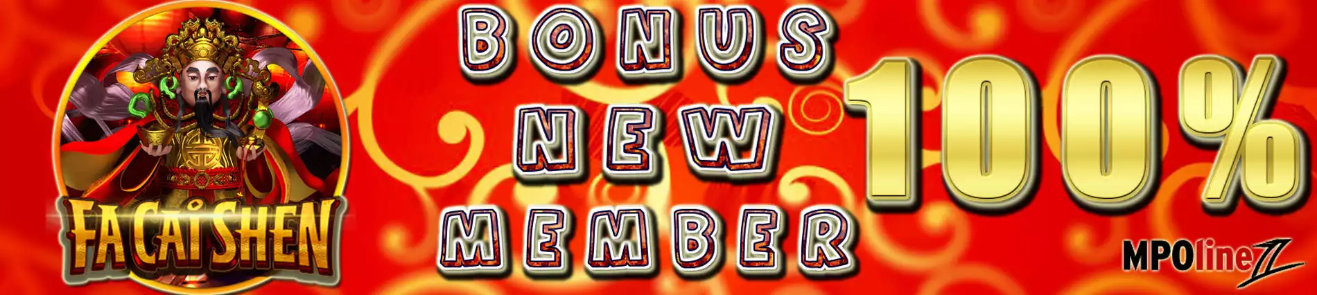 BONUS NEW MEMBER 100 %