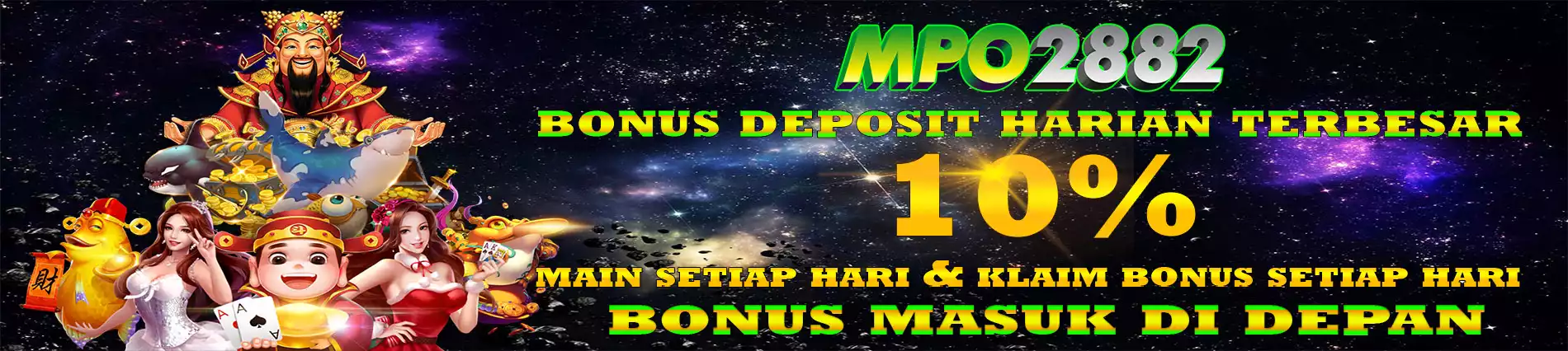 Bonus Deposit Harian 10% MPO2882
