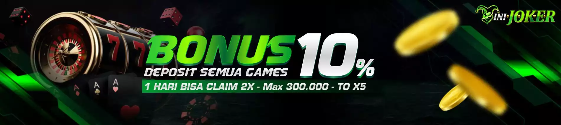 Bonus All Games 10%