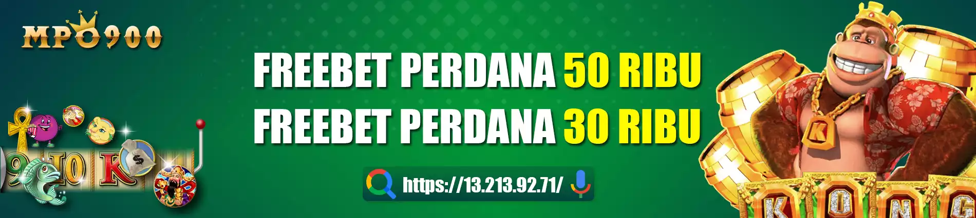 FREEBET PERDANA 50 RB DAN 30RB
