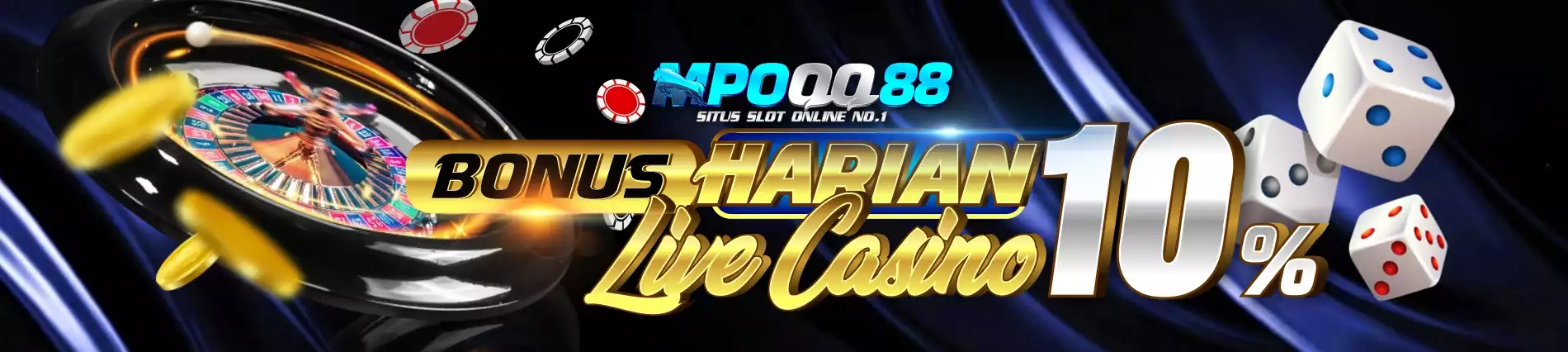 Bonus Harian Live Casino 10%