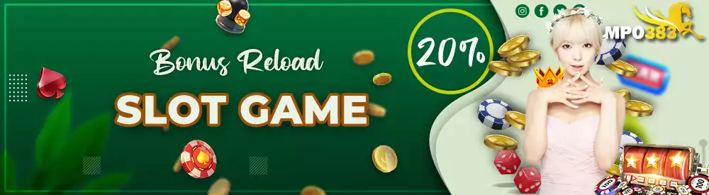 BONUS RELOAD SLOTGAME 20%