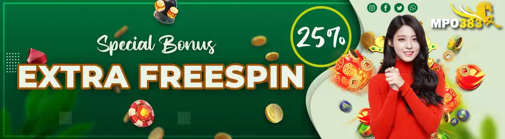 EXTRA BONUS FREESPIN 25%