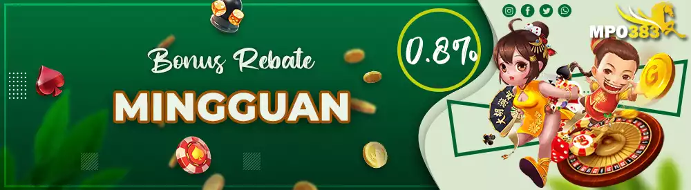 BONUS REBATE MINGGUAN MPO383