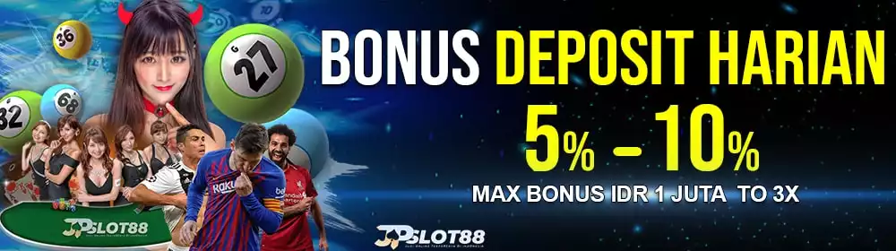 BONUS DEPOSIT HARIAN JPSLOT88