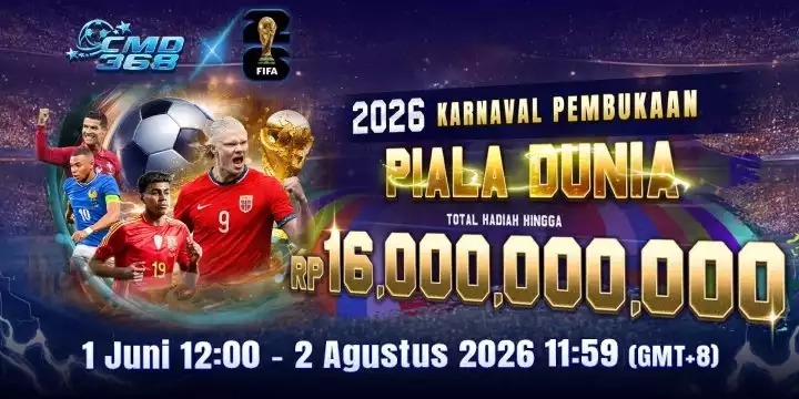 CMD368 World Cup KICKOFF CARNIVAL WORLD CUP ESOCCER MULAI DARI TANGGAL 01 JUNE 2026 HINGGA 02 AUGUST 2026