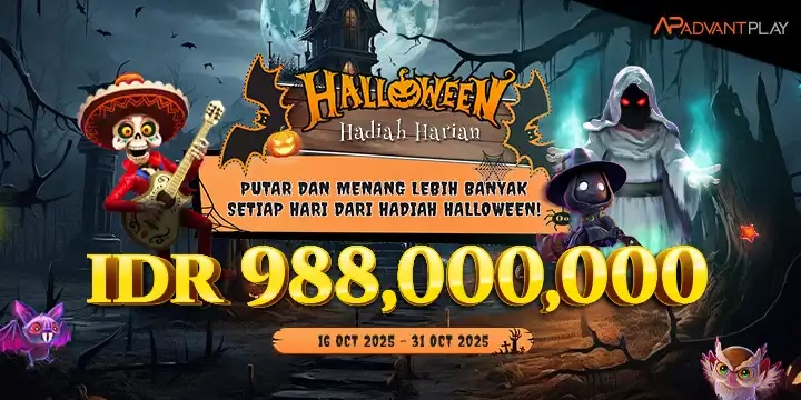 EVENT ADVANTPLAY HALLOWEEN DAILY REWARDS 16 OCT - 31 OCT 2025