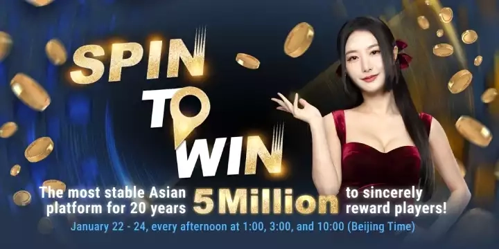 EVENT AG CASINO MULAI DARI 22 Januari 2025 SAMPAI 24 Januari 2025