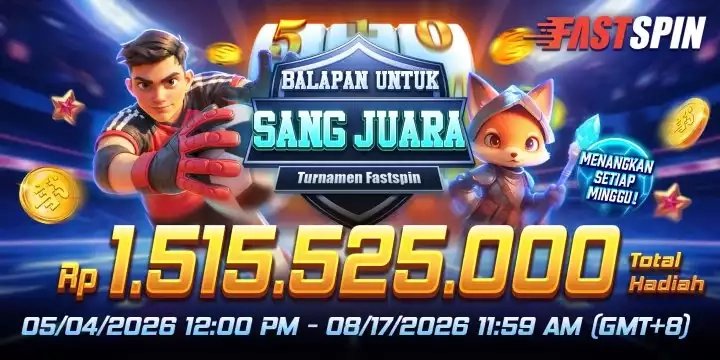 EVENT FASTSPIN ROAD TO GLORY TOURNAMENT TANGGAL 04 MEI SAMPAI 17 AGUSTUS 2026 