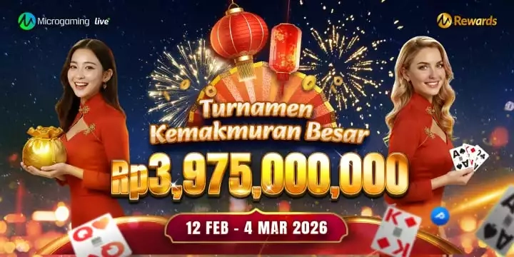 EVENT MICROGAMING LIVE CASINO GRAND PROSPERITY TOURNAMENT DATE 12 FEB - 04 MAR 2026