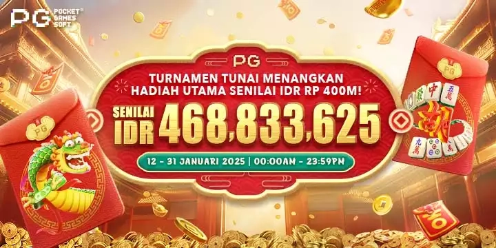 EVENT PGSOFT TOURNAMENT Period 12 JANUARI sampai 31 JANUARI,2025