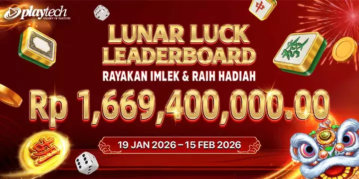 EVENT PLAYTECH LUNAR LUCK LEADERBIOARD 19 JAN - 15 FEB 2026