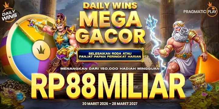 EVENT PRAGMATIC DAILY WINS MEGA GACOR LEVEL 1 TOURNAMENTS AND WEEKLY WHEEL DROPS MULAI TANGGAL 30 MAR HINGGA 27 APR 2026