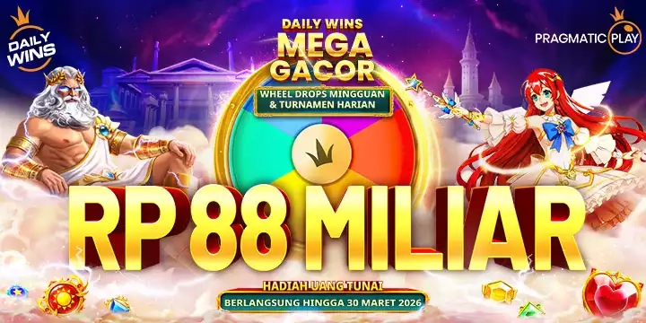 EVENT PRAGMATIC DAILY WINS MEGA GACOR LEVEL 12 START 02 MARCH 2026 HINGGA 29 MARET 2026