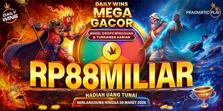 EVENT PRAGMATIC PLAY DAILY WINS MEGA GACOR LEVEL 11 START 02 FEBRUARY 2026 hingga 01 MARCH 2026