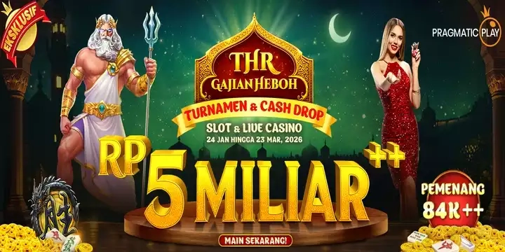 EVENT PRAGMATIC PLAY THR GAJIAN HEBOH START 24 JANUARY 2026 HINGGA 23 MAR 2026