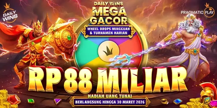EVENT PRAGMATICPLAY DAILY WINS MEGA GACOR LEVEL 10 START 05 JANUARI 2026 HINGGA 01 FEBUARY 2026 PASARAN IDR,THB,VND, DAN USD