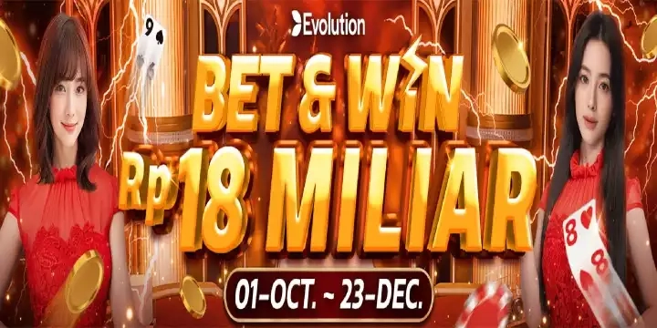 EVENT PROMOTION Evolution Bet&Win (Baccarat) Tournament Start from 01 October 2024 - 23 December 2024 For market IDR,THB,VND,PHP .