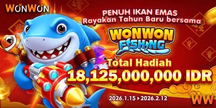 EVENT WONWON GOLDEN FISH EVERYWHERE FISHING START 15 JAN - 12 FEB 2026