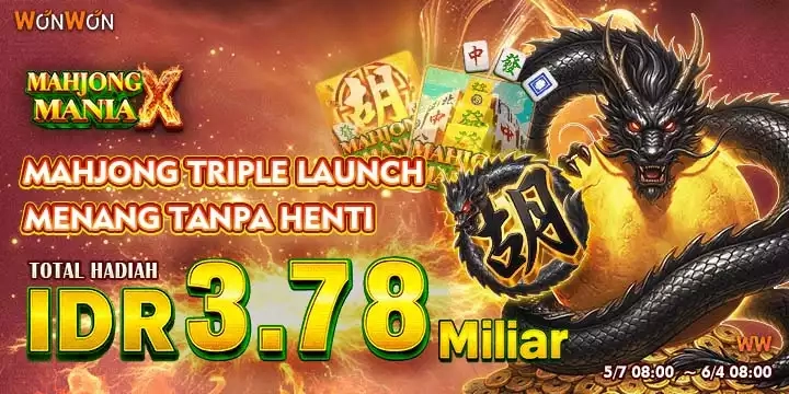 EVENT WONWON MAHJONG MANIA STARING 07 MAY 2026 UNTIL 04 JUNI 2026