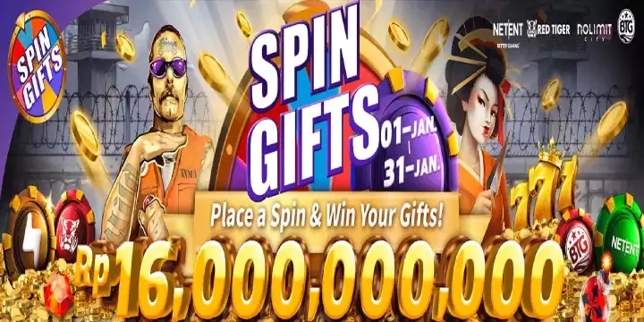 NOLIMITCITY SPIN GIFTS start 01-31 January 2025