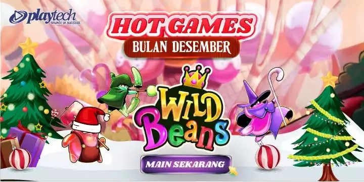 PLAYTECH SLOT WILD BEANS (17 DECEMBER 2025 - 20 JANUARY 2026)
