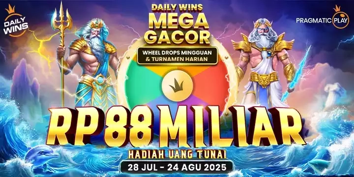 PRAGMATIC PLAY DAILY WIN MEGA GACOR LEVEL 5 - Wheel Drops Mingguan (28 Juli 2025 sampai 24 Agustus 2025)