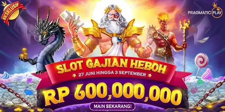 PRAGMATIC PLAY SLOT GAJIAN HEBOH 27 JUNI 2025 - 03 SEPTEMBER 2025