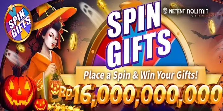 PROMOSI EVENT NOLIMIT CITY SPIN GIFT Dimulai dari 01 Oktober 2024 - 31 Oktober 2024