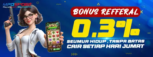 Bonus Referal Seumur Hidup 0.3%