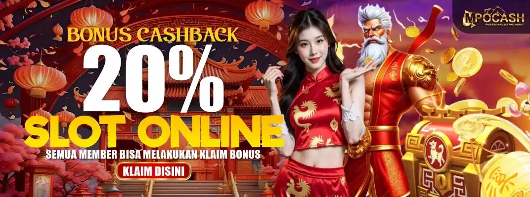 CASHBACK 20 ( KHUSUS GAME SLOT / LANGSUNG CLAIM )